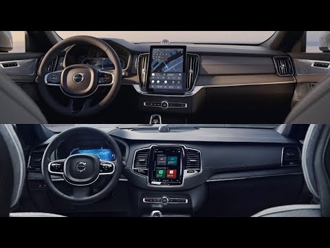 volvo xc90 2015 vs 2025 interior multimedia a decade of luxury evolution