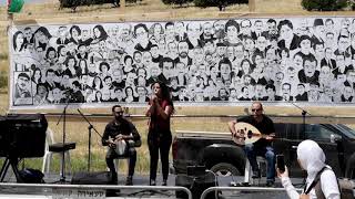 مسيرة العودة  قرية خبيزة المهجرة فقرة موسيقية ١