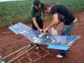 aeromodelo ultraleve de bambú