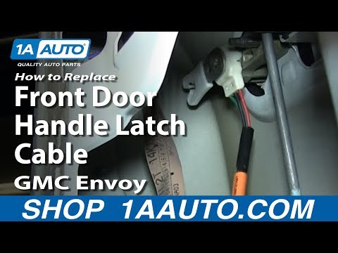 How To Install Front Door handle Latch Cable 2002-05 Ford Explorer Mercury Mountaineer
