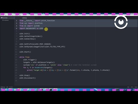 Create your first app in under 2 minutes with Walabot!