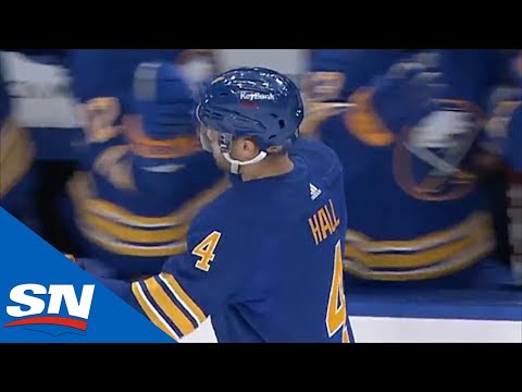 Taylor Hall Re-Directs Puck Past Ilya Samsonov For First Goal With Sabres