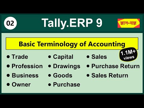 Terminology of Accounting - 1(Part 2)