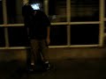 alex and bruno trying to ollie a 3 deck high wall