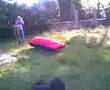Play with airbed