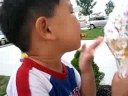 ice cream time with the boys