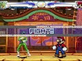 the green ranger takes on the star of nintendo: super mario by shinryoga super mario: heh, i thought my victory with wolverine 71113 was good, i could not beleve i got to take on one of mugen's best known characters. he loves to abuse those offensive rolls and cancel out missed moves into throw attempts and ex coin punch. for me, i had to play keep away with him at the same time trying to recharge my super meter up inorder to unleash some powerful supers. this fight wasn't an easy one like the fight with wolverine 71113.