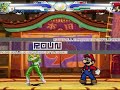 the green ranger takes on the star of nintendo: super mario by shinryoga super mario: heh, i thought my victory with wolverine 71113 was good, i could not beleve i got to take on one of mugen's best known characters. he loves to abuse those offensive rolls and cancel out missed moves into throw attempts and ex coin punch. for me, i had to play keep away with him at the same time trying to recharge my super meter up inorder to unleash some powerful supers. this fight wasn't an easy one like the fight with wolverine 71113.