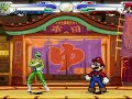 the green ranger takes on the star of nintendo: super mario by shinryoga super mario: heh, i thought my victory with wolverine 71113 was good, i could not beleve i got to take on one of mugen's best known characters. he loves to abuse those offensive rolls and cancel out missed moves into throw attempts and ex coin punch. for me, i had to play keep away with him at the same time trying to recharge my super meter up inorder to unleash some powerful supers. this fight wasn't an easy one like the fight with wolverine 71113.