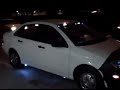 automovil focus tuning con luces azules en tuxtla chiapas mx