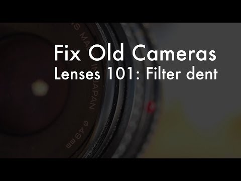 how to fix uv filter to camera