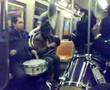 New Year`s Eve in NYC, Party on the subway