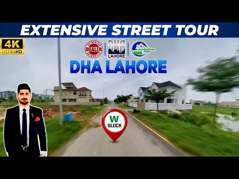 DHA Lahore Phase 8 W Block: 4K Street Tour | Prices, Construction & Insights