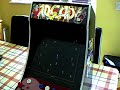 hi all, this is my 1st homemade arcade machine consisting of an old acer laptop with a faulty screen which i removed and used the remaining laptop as the backbone for this build, the construction consists of the following: acer laptop running windows vista 17