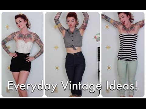 Everyday Vintage and Pinup Outfit Ideas by CHERRY DOLLFACE