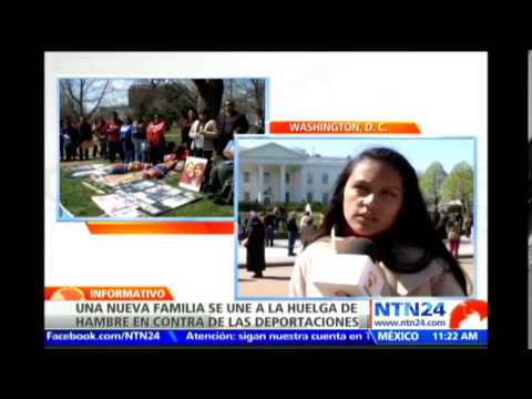 Una madre y su hija se unen a huelga de hambre que llevan a cabo inmigrantes en Washington