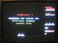 une video de galaga sur nintendo nes o� je commence le niveau 20 avec 6 vaisseaux et plus de 200 000 points.