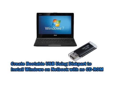 how to install windows 7 by usb