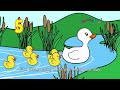 Five Little Ducks - Nursery Rhymes