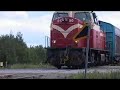Dv12 diesel locomotive shunting at Kangas paper mill
