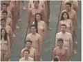 spencer tunick desnuda 18 mil personas en el zocalo Mexico