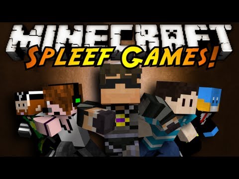 Sky - Join Sky, Deadlox, SlamacowCreations, Cavemanfilms, and HuskyMudkipz as they play Spleef! where the goal is to knock the others off, and be the last one stan...
