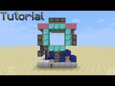 how to make a 3x3 piston door in minecraft