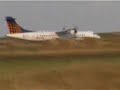 ATR 72 Lufthansa starting at Sylt airport, DE, EU ATR 72 Lufthansa starting at Sylt airport, DE, EU