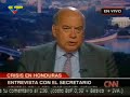 www.telesurtv.net www.vtv.gob.ve Secretario General de la OEA hace atragantar a periodista de CNN