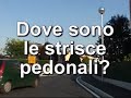 video sulle strisce mancanti nella rotonda davanti a cristo risorto.