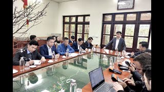 Đồng chí Phó chủ tịch UBND thành phố Nguyễn Đức Tiệp kiểm tra công tác triển khai quản lý và bán vé điện tử tại khu di tích và rừng quốc gia Yên Tử