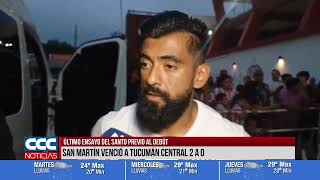 ÚLTIMO ENSAYO DEL SANTO PREVIO AL DEBÚT