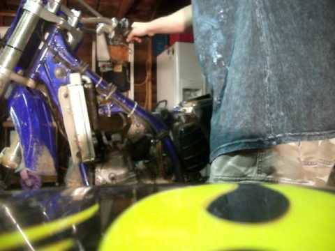 how to drain gas from yz125