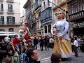 PASACALLES IRUÑEKO ERRALDOIAK GIGANTES PAMPLONA CASCO VIEJO