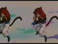 DBGT - Super Saiyan 4 Gogeta toys with Omega Shenron