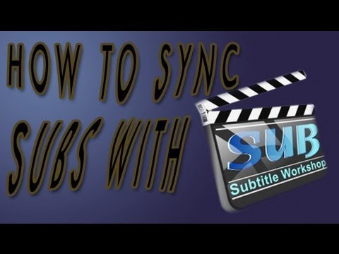 how to sync subtitles using aegisub