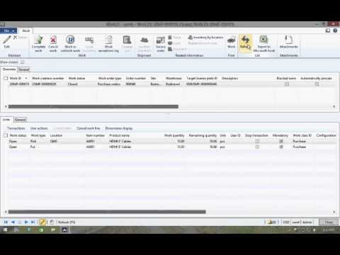 Inbound Process Dynamics AX 2012 R3 | Microsoft Dynamics AX