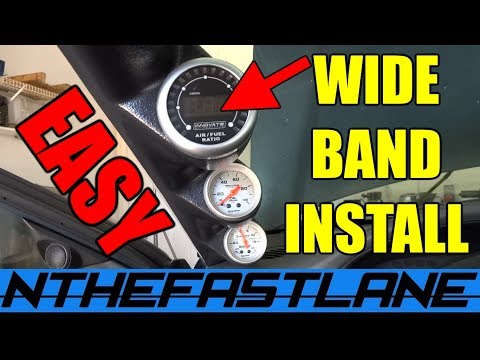 how to air fuel ratio gauge