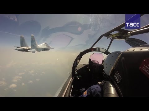 Истребители Су-35С ВВО впервые провели перебазирование на на курильский остров Итуруп