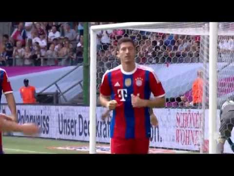Telekom Cup 2014 - Finale: FC Bayern vs. Wolfsburg - Lewandowski trifft doppelt - Quelle: Telekom