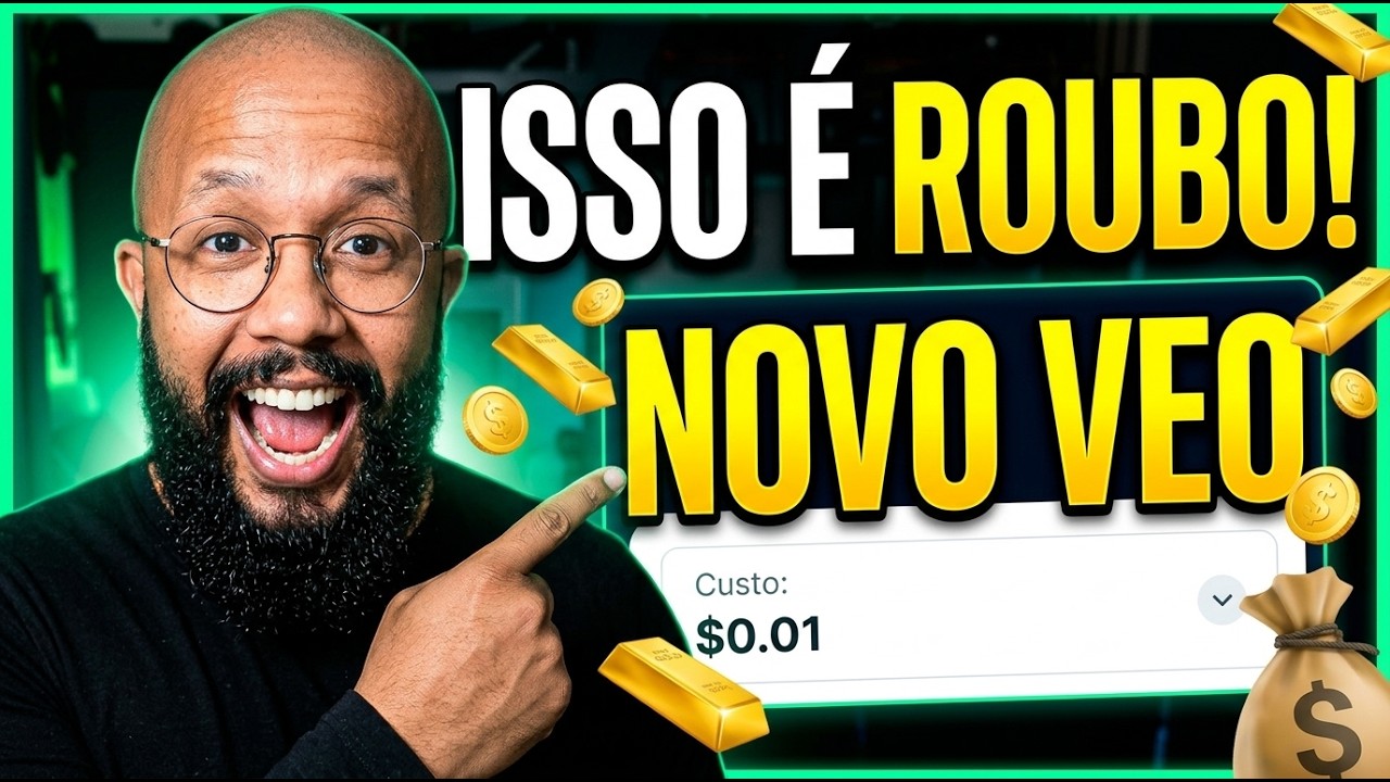 LIBERADO: Google VEO 3.1 Lite por centavos - QUEM PEGAR ISSO AGORA VAI LUCRAR MUITO!