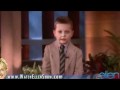 JOSHUA SACCO on Ellen DeGeneres Show, October 6, 2009 HD VIDEO  Part 2