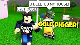 The Gold Digger Bullied My Fans So I Deleted Her House In Roblox
