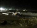 videos de Barca partida por la  mitad - Temporal Blanes