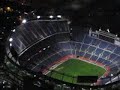 Invesco Field at night