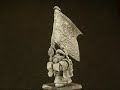 05-22 Dwarf Standardbearer Miner - by GAMEZONE MINIATURES 05-22 Dwarf Standardbearer Miner - by GAMEZONE MINIATURES