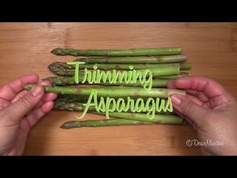 how to trim asparagus