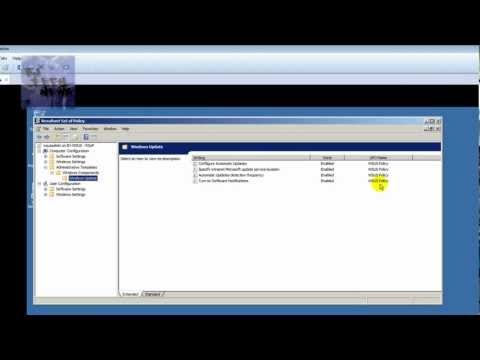 how to properly configure wsus