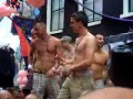 Hunkish Gay Men Dancing to Blondie, Gay Pride 2008, Amsterdam- ????? ??? ??