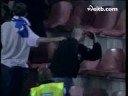 spanish police brutal charge against french supporteres! many injured...